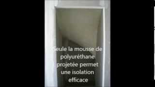 Solution n° 7 isolation de la sous face dun escalier tournant avec de la mousse de polyuréthane [upl. by Eelnyl]