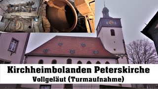 KIRCHHEIMBOLANDEN D Peterskirche Vollgeläut Turmaufnahme [upl. by Annaeoj]