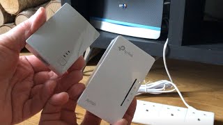 TPLink AV600 Powerline Quick Setup [upl. by Xyla355]