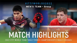 Highlights  Pattaratorn Passara THA vs Mishel Levinski USA  MT Grps  ITTFWorlds2022 [upl. by Atauqal]