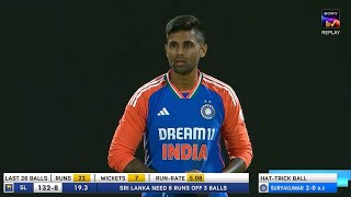 Super over highlights India vs Sri Lanka 3rd T20 match highlights full match highlights [upl. by Aillicirp]