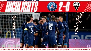 HIGHLIGHTS  PSG 20 ANGERS I EKITIKE amp MESSI ⚽️ Ligue1 🏆 PSGSCO [upl. by Enihpad]