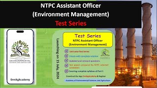 NTPC Assistant Officer Environment Management Test Series I NTPC Exam 2024 I NTPC Recruitment 24 I [upl. by Sidman]