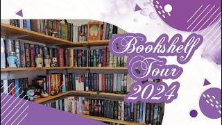 BOOKSHELF TOUR 2024 [upl. by Thar]