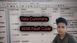 Tata Cummins 3558 Fault Code  3558 Fault Code Cummins 3558 Fault Code Tata 3558 Fault Code [upl. by Eerual]