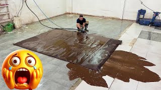 Cleaning The Most POWERFUL and EXPENSIVE Carpet Ever [upl. by Junina]