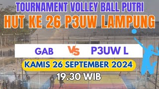 Live Voly Ball Putri GAB Vs P3UW [upl. by Missi119]