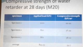 CHEMICAL EFFECT OF ACCELERATOR AND WATER RETARDER IN CONCRETE [upl. by Lesser316]