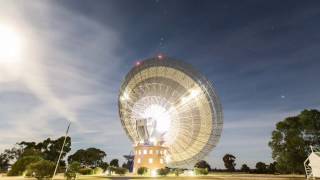 Parkes Radio Telescope The Dish Timelapse Photography [upl. by Ellinej668]