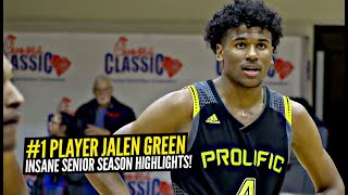 Is Jalen Green The BEST Player In High School INSANE Senior Season FULL Highlights [upl. by Aedni]