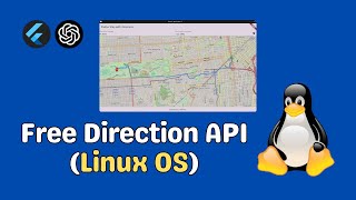 How to Implement Google Maps in Flutter for Linux Without an API Key  Polyline Marker amp Distance [upl. by Annawat587]