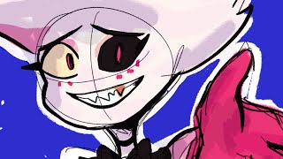 Something Stupid Huskerdust fan animatic  Hazbin Hotel [upl. by Araiek]