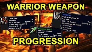 Classic WoW Warrior Weapon Progression Guide [upl. by Zales796]