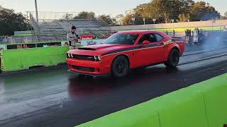 Dodge Demon 170 launch with wheels in the air [upl. by Eded]