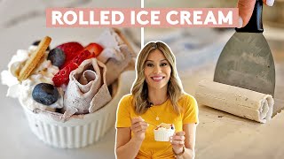 How to Make Rolled Ice Cream at Home  Simply  Real Simple [upl. by Ajan]