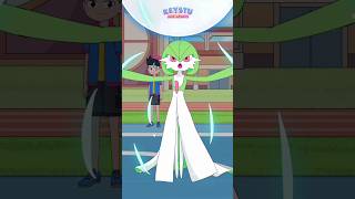 Pokemon papah gardevoir vs mas gallade shorts pokemon animekartun [upl. by Doomham]