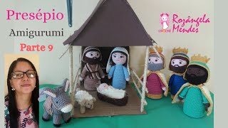 Amigurumi  Presépio Tutorial Passo a Passo  Parte 9 [upl. by Euqinobe]