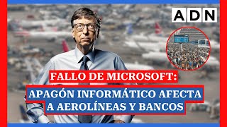 Fallo de Microsoft apagón informático provoca incidencias a nivel global [upl. by Nivla408]