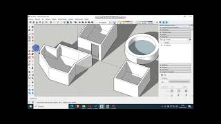 SketchUp equidistancia para muros columnas y recipientes [upl. by Asha]