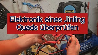 Elektrik an Quad Zündfunken überprüfen Jinling JLA 21b [upl. by Divadnahtanoj914]