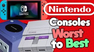 Every Nintendo Console in One Video 19772017 [upl. by Treharne]