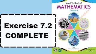 Exercise 72  National Book Foundation Grade 9 Model Textbook Of MathematicMathematisry [upl. by Beverie]