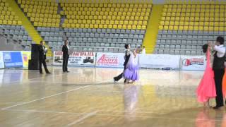 Yasmina Razzouk Latin and ballroom competition Limassol 07042013 Waltz [upl. by Leuamme300]