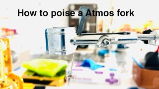 How to poise a Atmos clock fork [upl. by Olifoet]