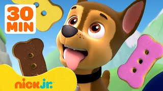 PAW Patrol Loves Yummy Pup Treats w Chase amp Rubble  30 Minute Compilation  Nick Jr [upl. by Lairret148]