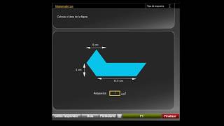 Área de una figura  Demo Excoba [upl. by Klement]