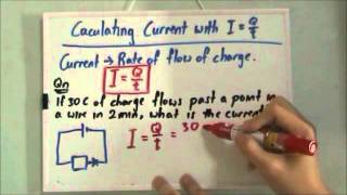 Calculating Current with I  Qt [upl. by Ginnifer]