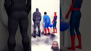 batman vs superman vs spiderman spiderman dcanimation funny batmanvsironman superman shorts [upl. by Benton]