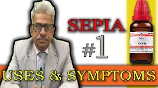 Sepia in Hindi Part 1  Uses amp Symptoms by Dr P S Tiwari [upl. by Marcell922]