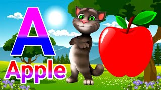 A for Apple B for Ball C for Cat D For Dog Learning Tv Phonics Song A To Z Alphabet [upl. by Irap902]