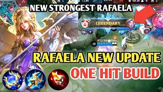 RAFAELA BEST BUILD 2023 ONE HIT LATE GAME DAMAGE  RAFAELA GAMEPLAY  MOBILE LEGENDS [upl. by Mitchel403]