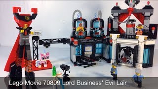 THE LEGO MOVIE 70809 Lord Business Evil Lair The Piece of Resistance [upl. by Olegnaleahcim]