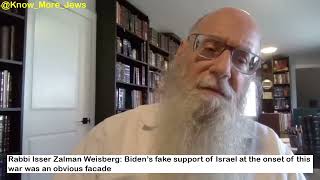 Rabbi Isser Zalman Weisberg Bidens fake support of Israel… [upl. by Artus]