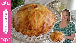 A ELEGANT AND EASY TO MAKE CHRISTMAS ROAST⎜VEGAN PITHIVIER [upl. by Earas]