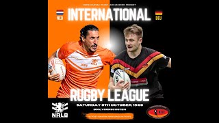 Griffin Cup 2022 Netherlands v Germany Rugby League [upl. by Hinman]