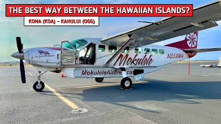 REVIEW  Mokulele Airlines  Kona KOA  Kahului OGG  Cessna 208  Economy [upl. by Leterg]