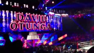 2013 Royal Rumble Live Entrances 9 David Otunga [upl. by Brocky]