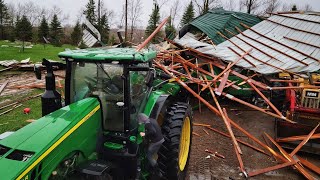 Major Storm Damage  TORNADO Hit Our Farm [upl. by Faucher534]