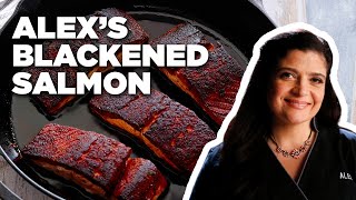 Crispy Blackened Salmon with Alex Guarnaschelli  Alexs Day Off  Food Network [upl. by Icnan529]