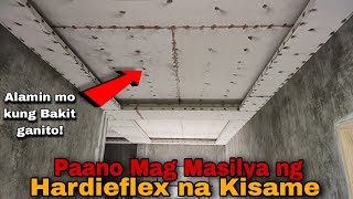 Paano Mag Masilya ng Hardieflex Na Kisame sa Unang Paraan [upl. by Severen8]