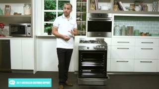 Euromaid GEGFS60 Freestanding Gas Oven Stove overview by expert  Appliances Online [upl. by Fanchette]