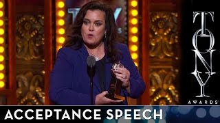 2014 Tony Awards  Rosie ODonnell  Isabelle Stevenson Award [upl. by Yrrok165]