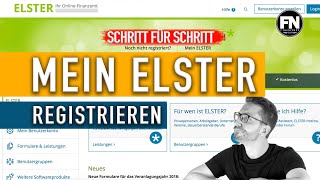 Mein Elster Registrierung  Mein Elster Aktivierung  Elster online anmelden [upl. by Lehmann]