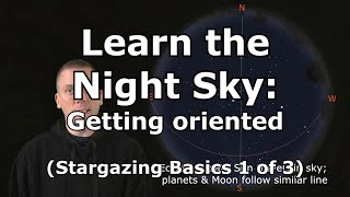 Getting oriented to better learn the night sky Stargazing Basics 1 of 3 [upl. by Gustavo]