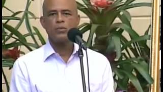 Allocution president Martelly Au Venezuela [upl. by Oidualc]