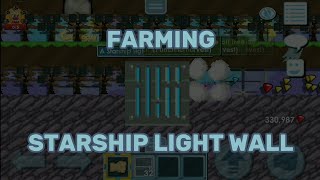 Update Profit Farming Starship Light Wall Growtopia [upl. by Salvatore4]